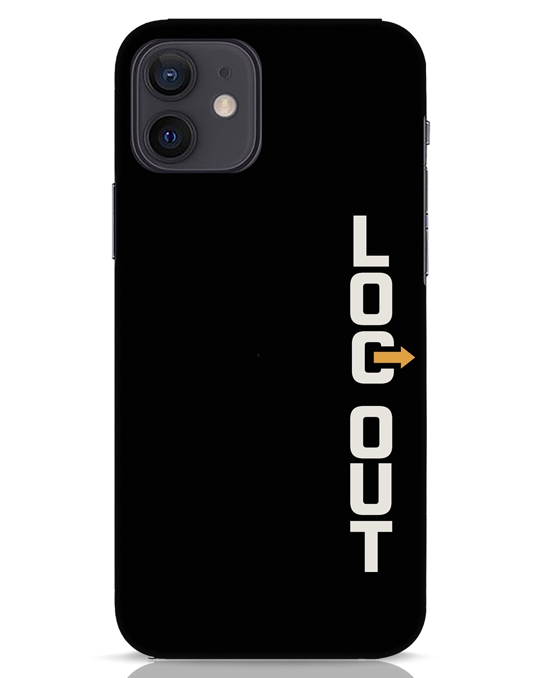 Buy Logout iPhone 12 Mobile Cover Online in India at Bewakoof
