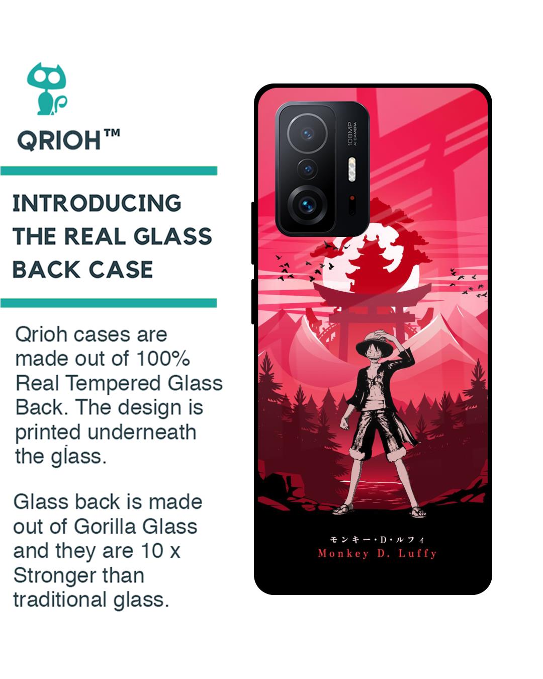 Shop Lost In Forest Premium Glass Case for Mi 11T Pro 5G (Shock Proof,Scratch Resistant)-Back