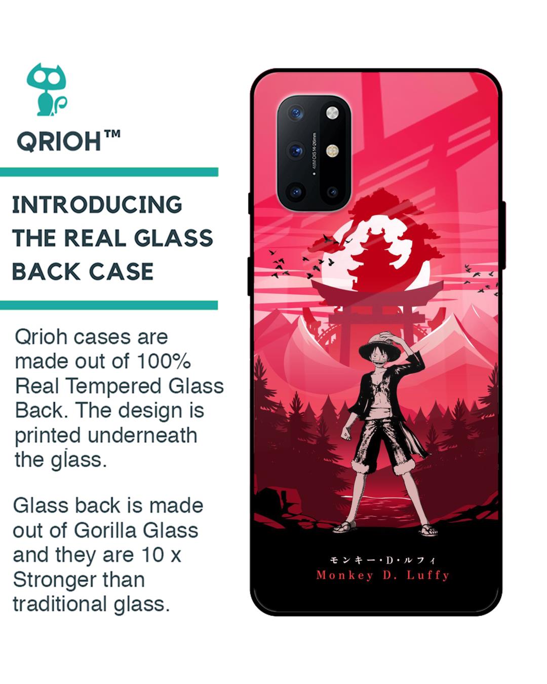 Shop Lost In Forest Premium Glass Case for OnePlus 8T (Shock Proof,Scratch Resistant)-Back