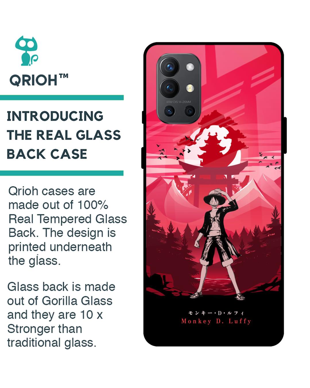 Shop Lost In Forest Premium Glass Case for OnePlus 9R (Shock Proof,Scratch Resistant)-Back