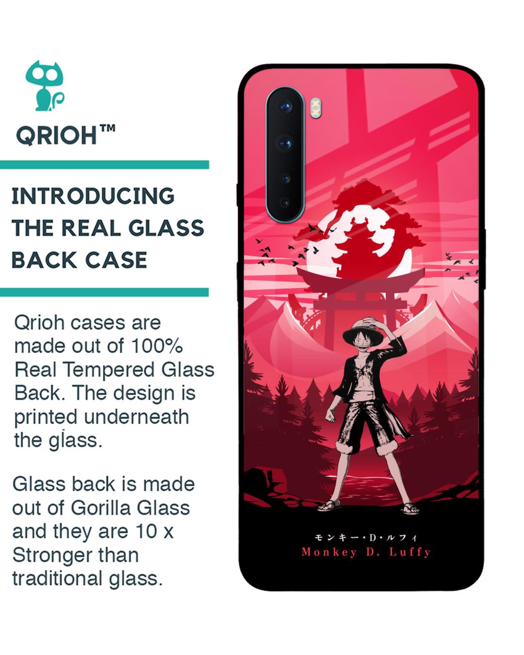 Shop Lost In Forest Premium Glass Case for OnePlus Nord (Shock Proof,Scratch Resistant)-Back