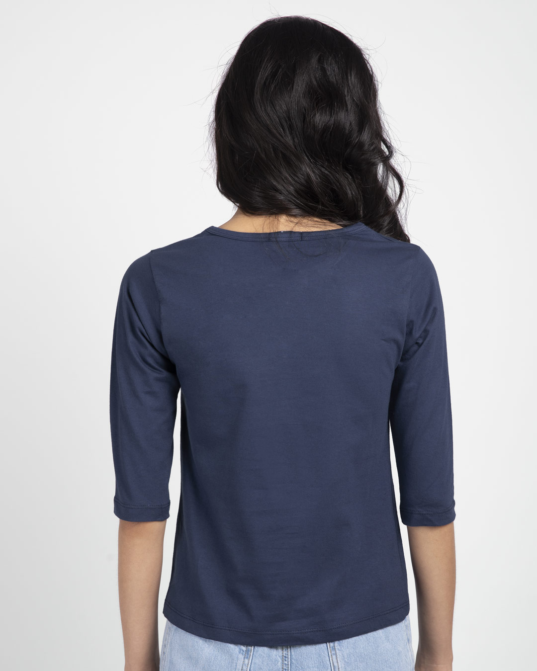 Shop Lost Mountains 3/4th Sleeve Slim Fit T-Shirt-Back