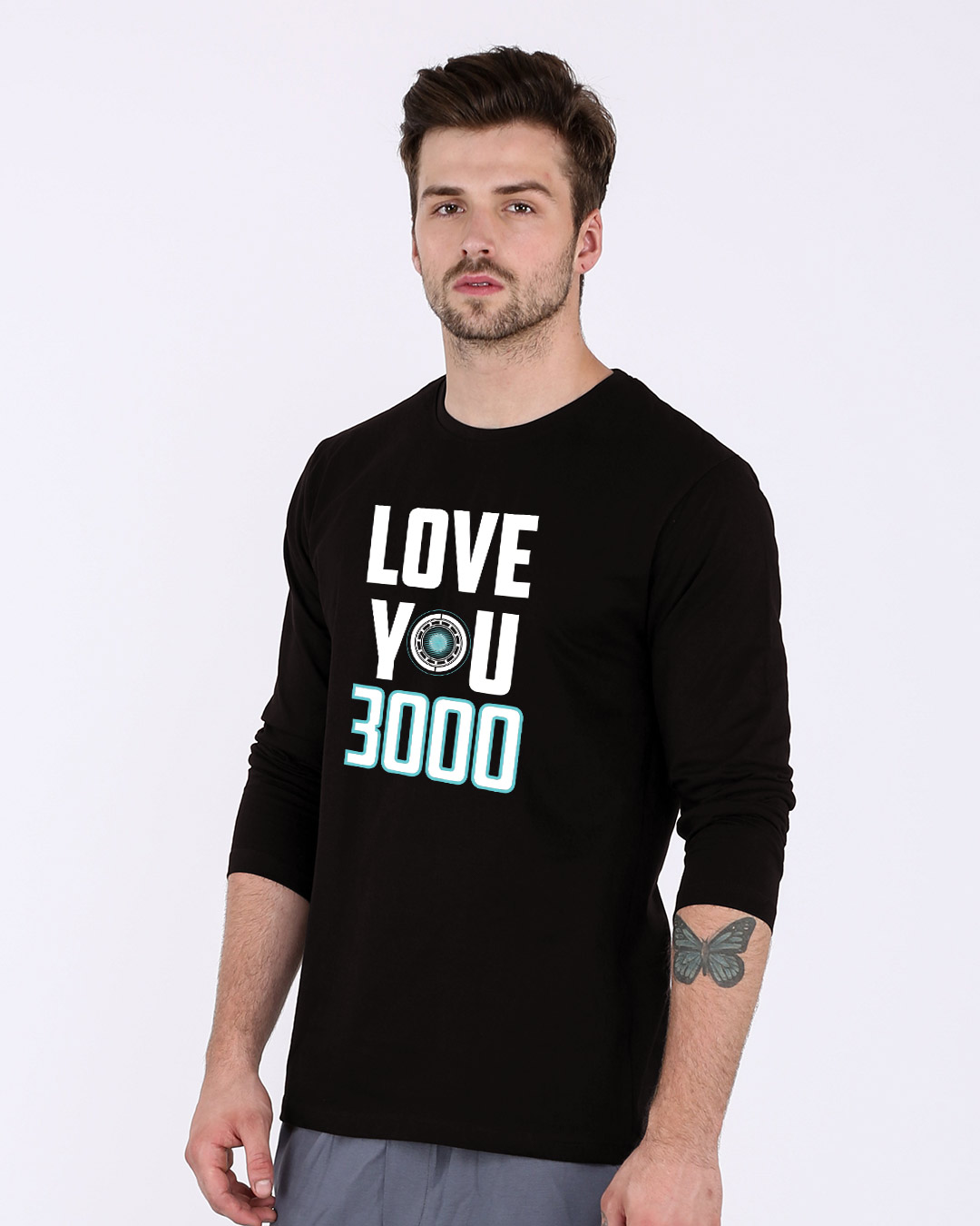 Shop Love You 3000 Full Sleeve T-Shirt (AVL)-Back