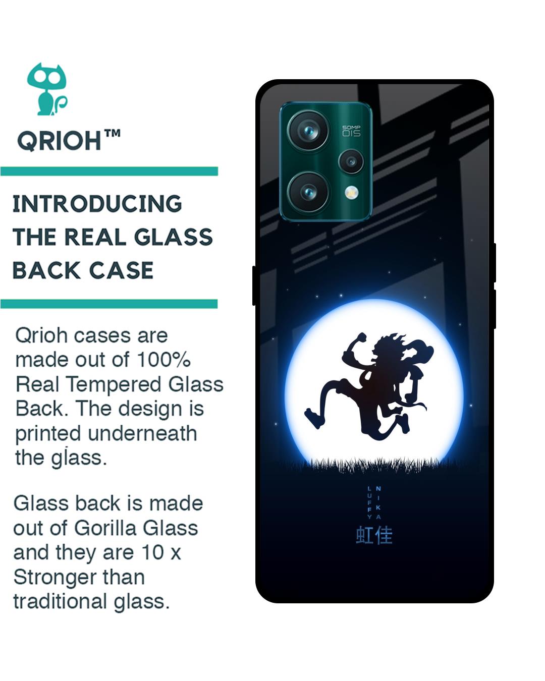 Shop Luffy Nika Premium Glass Case for Realme 9 Pro 5G (Shock Proof,Scratch Resistant)-Back