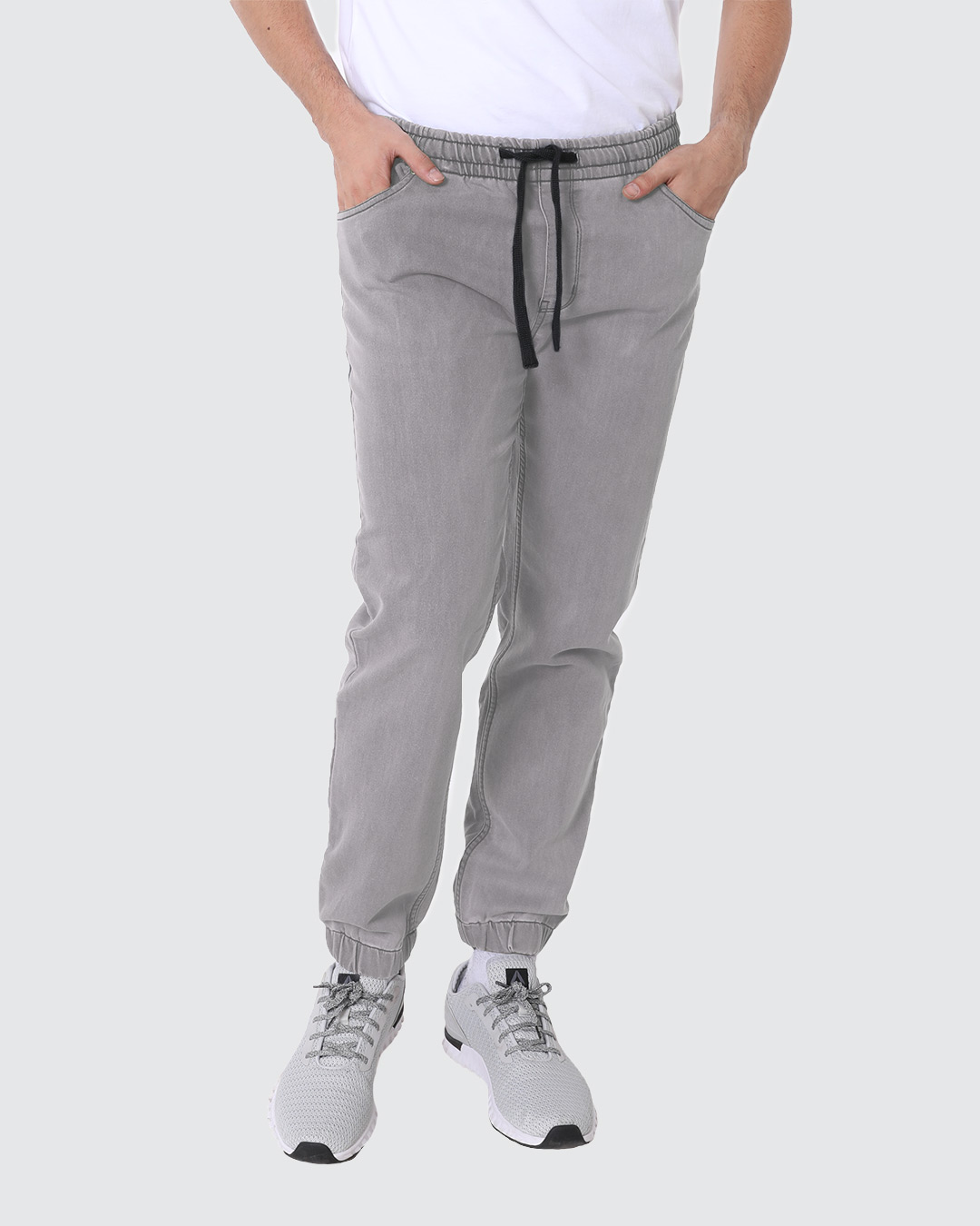 denim joggers bewakoof