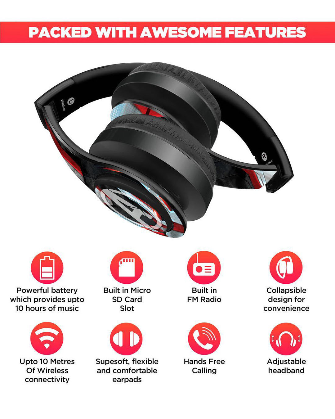 Avengers headphones best sale with mic