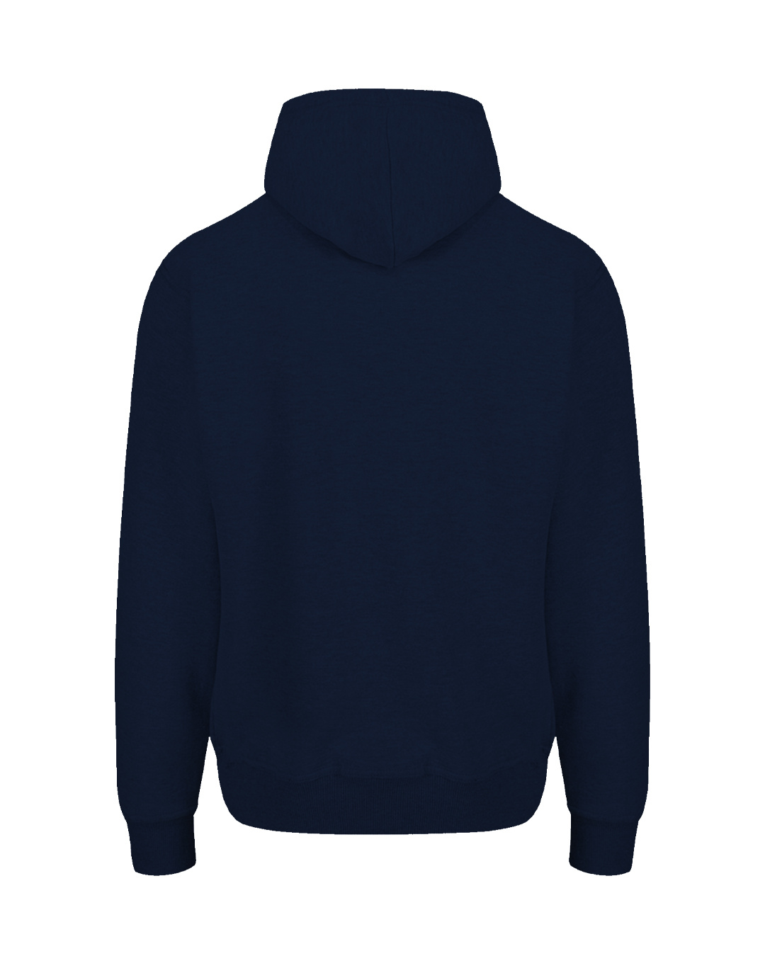 Shop Women's Blue Basic Hoodie Sweatshirt-Back