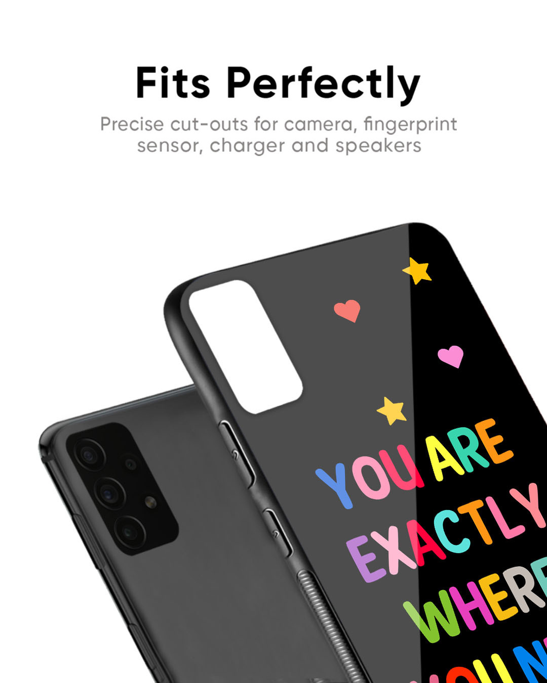 Shop Magical Words Premium Glass Case for OnePlus 7 Pro (Shock Proof, Scratch Resistant)-Back