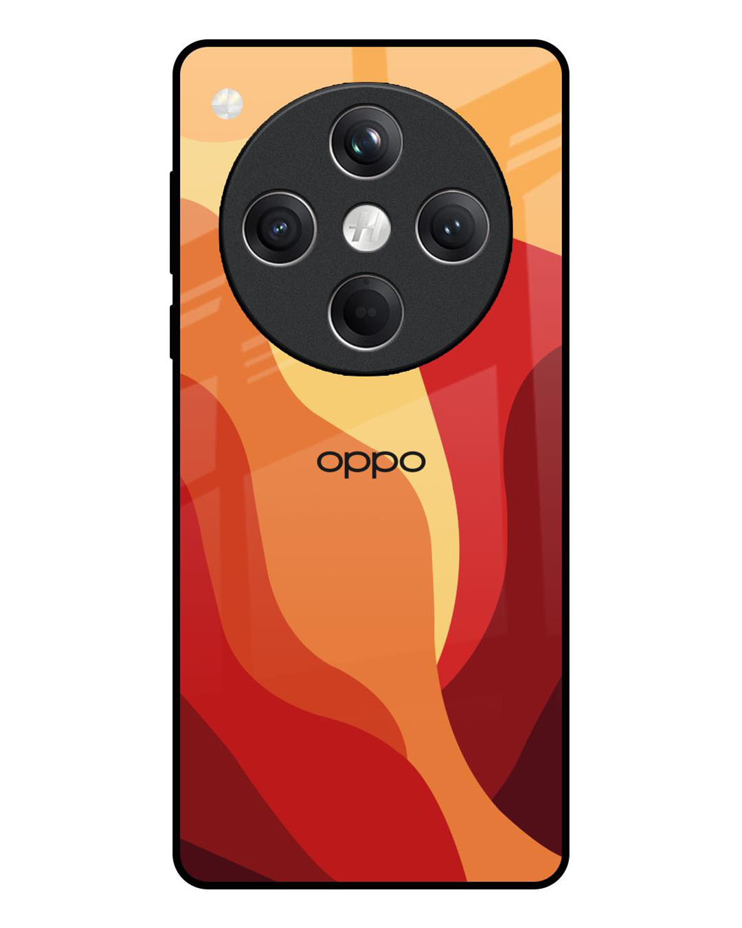 Buy Magma Color Pattern Premium Glass Cover for Oppo Find X8 5G(Shock ...