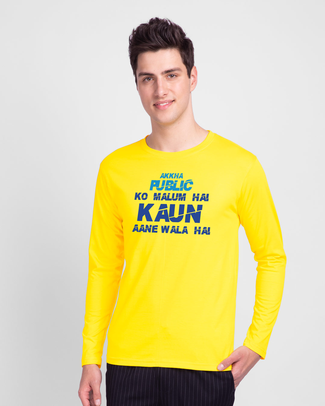 Shop Mahi Aane Wala Hai Full Sleeve T-Shirt-Back
