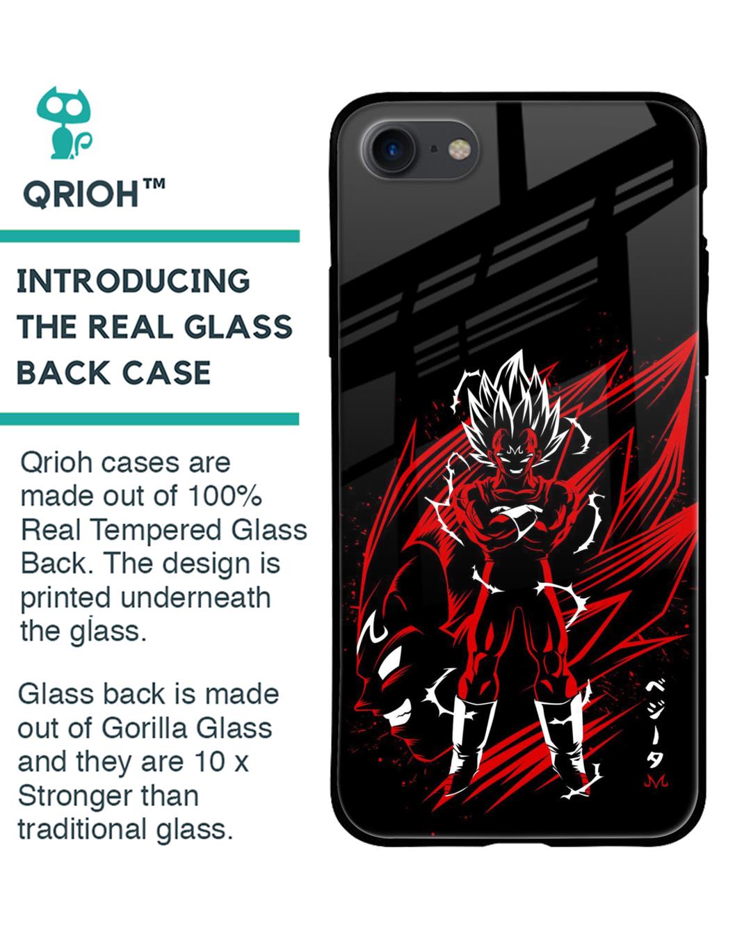 Shop Majin Warrior Premium Glass Case for Apple iPhone 7 (Shock Proof,Scratch Resistant)-Back