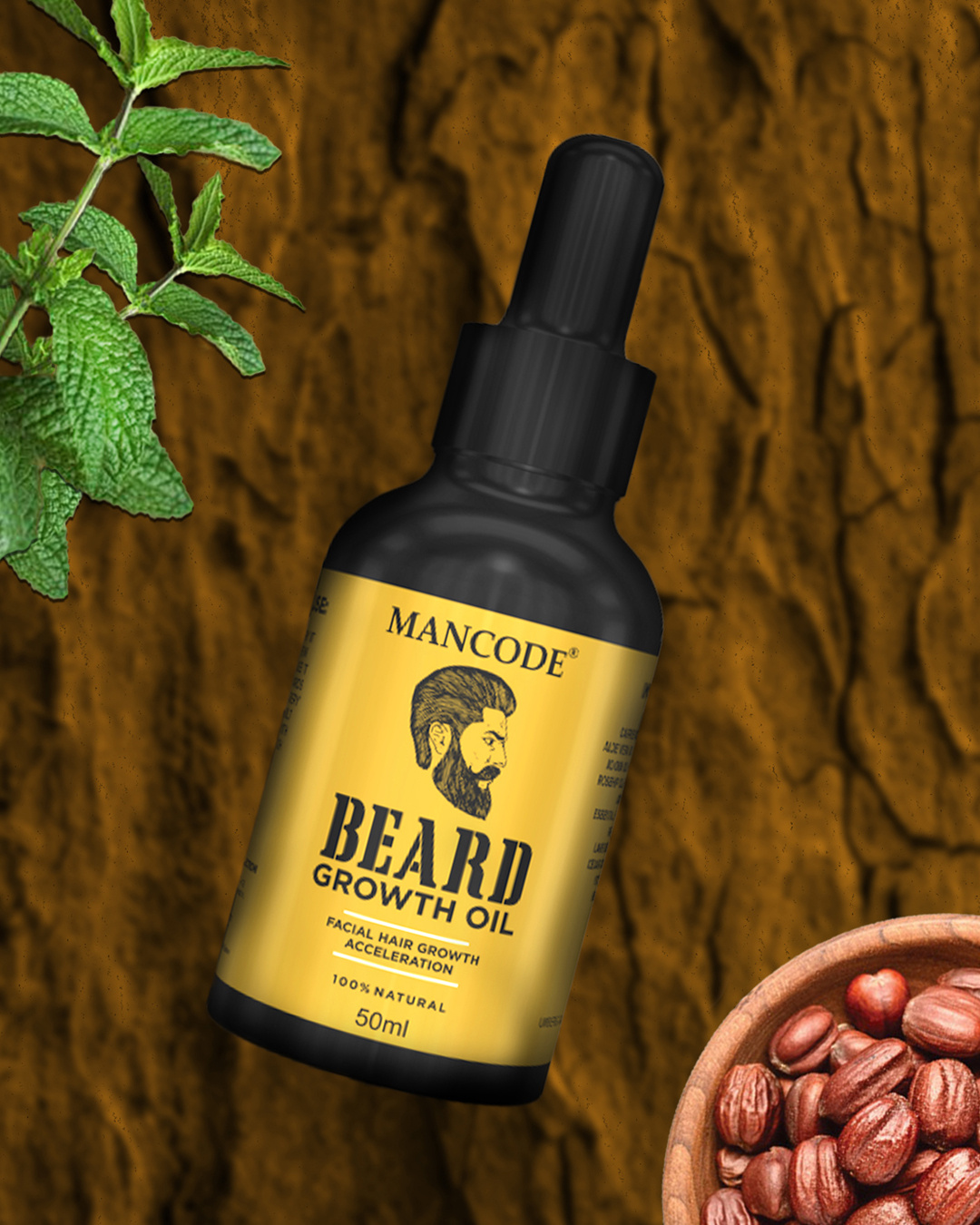 Buy Men's Beard Growth Oil 50ml Online in India at Bewakoof