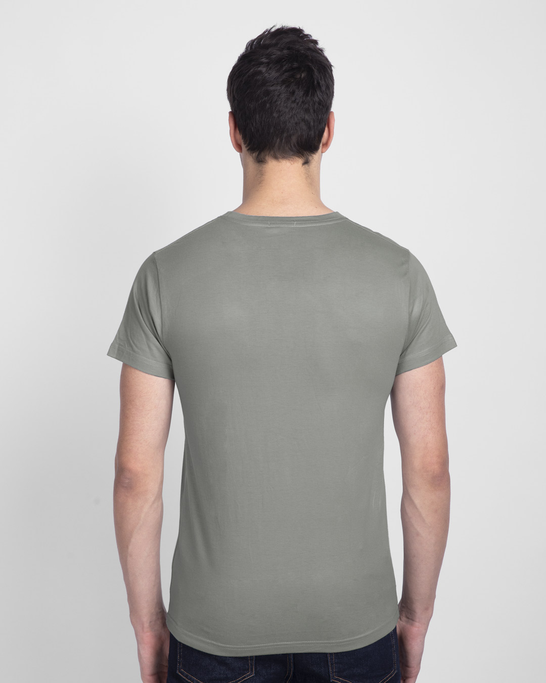 Shop Mandalorian Walking Half Sleeve T-Shirt (SWL)-Back