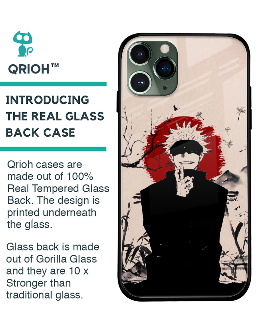 Shop Manga Series  Premium Glass Case for iPhone 11 Pro Max (Shock Proof, Scratch Resistant)-Back