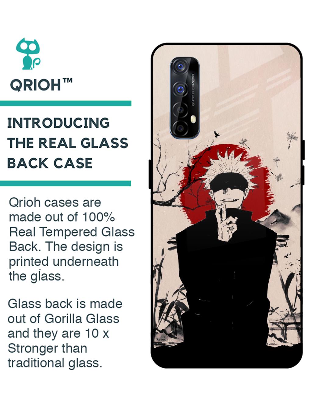 Shop Manga Series Premium Glass Case for Realme Narzo 20 Pro (Shock Proof, Scratch Resistant)-Back