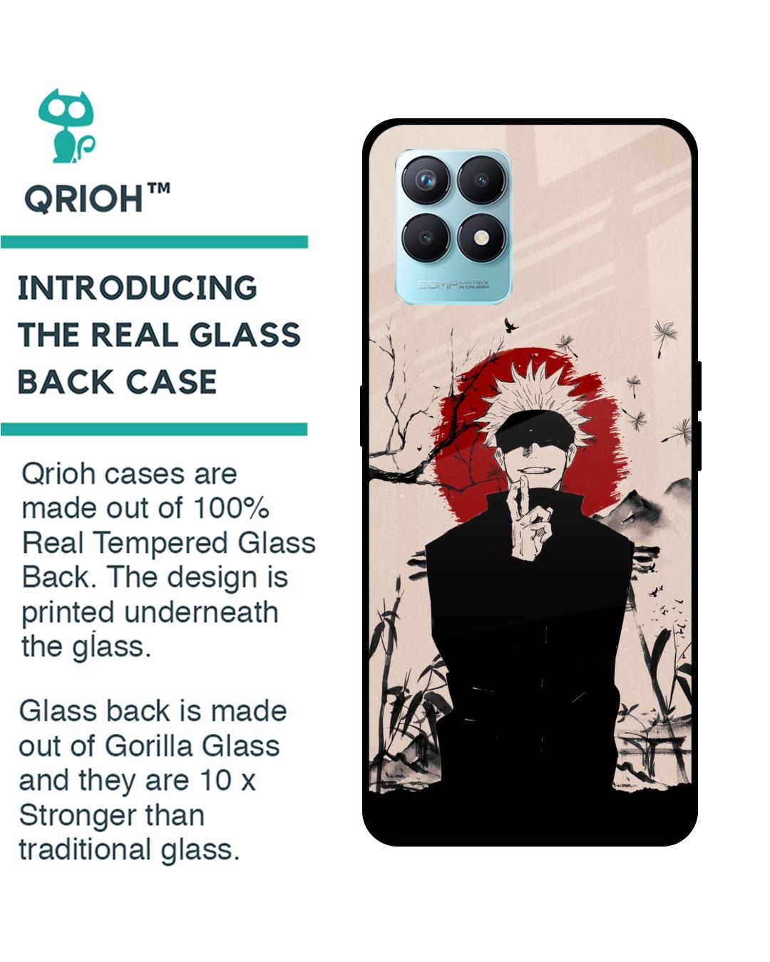 Shop Manga Series Premium Glass Case for Realme Narzo 50(Shock Proof, Scratch Resistant)-Back