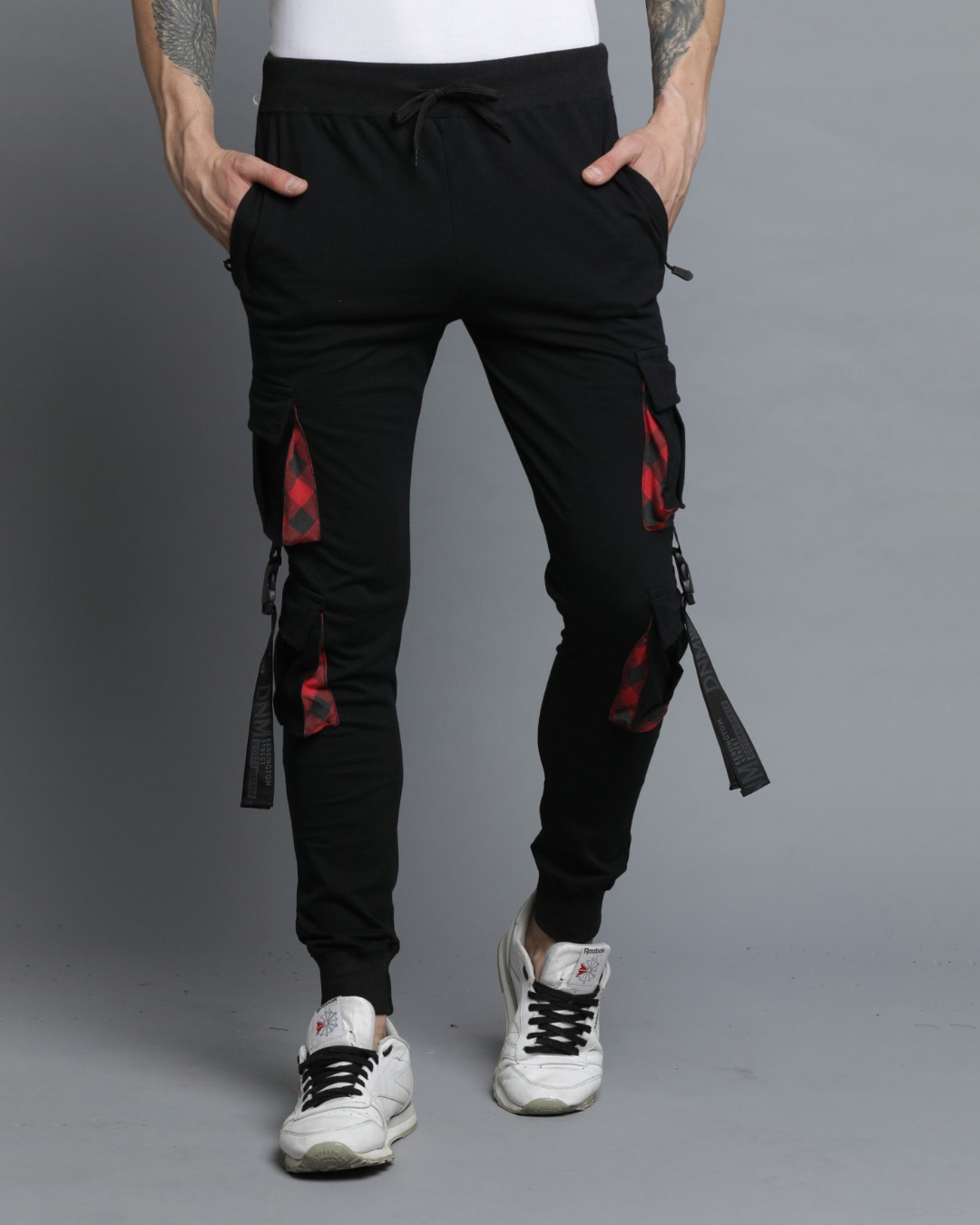 Buy Men's Black Slim Fit Joggers for Men Black Online at Bewakoof