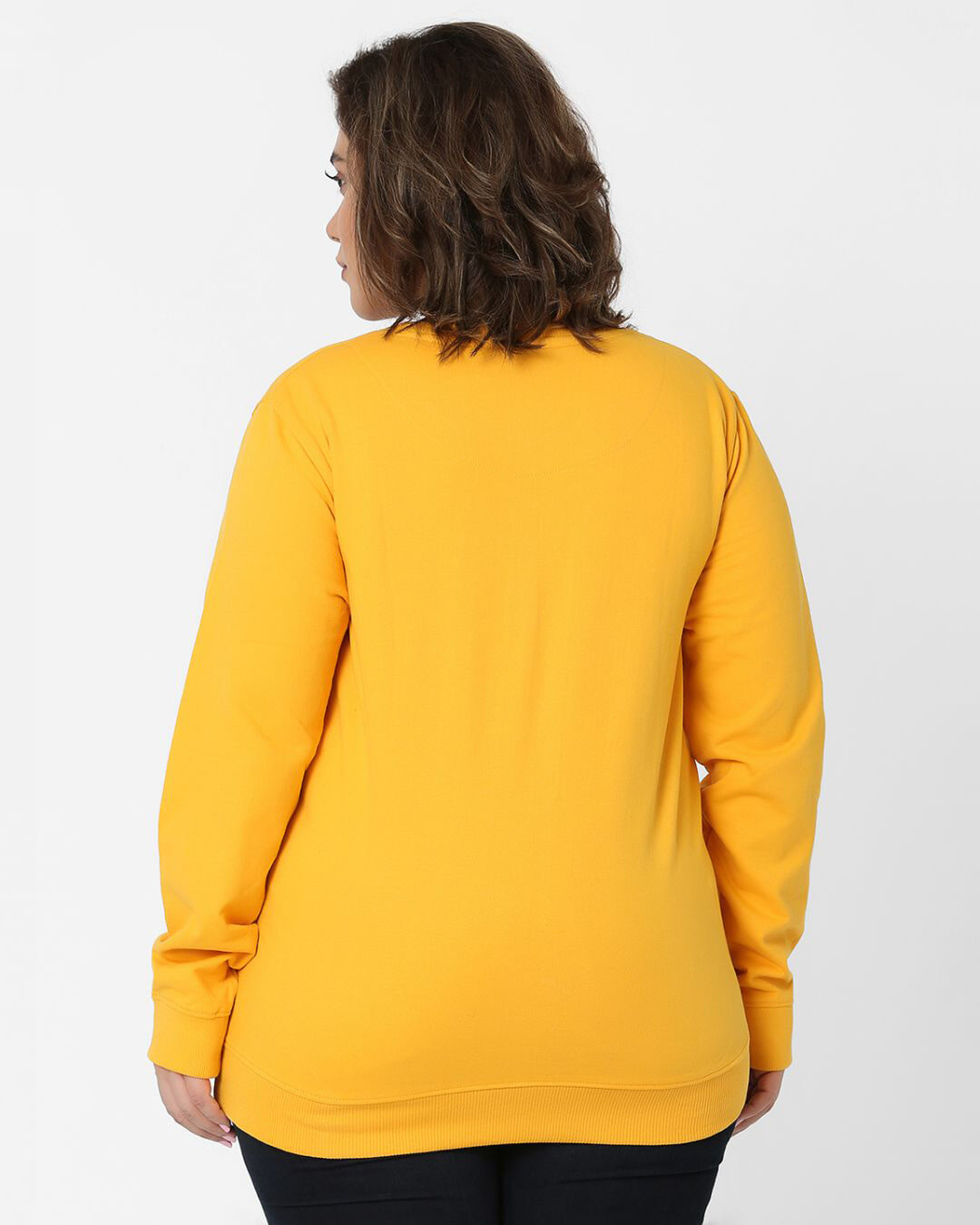Shop Basic Round Neck Sweatshirt-Back