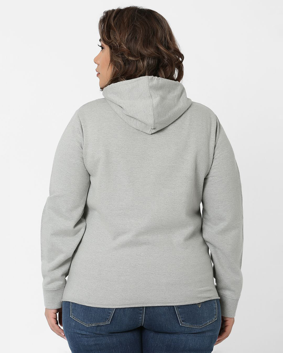 Shop Cropped Hooded Sweatshirt-Back
