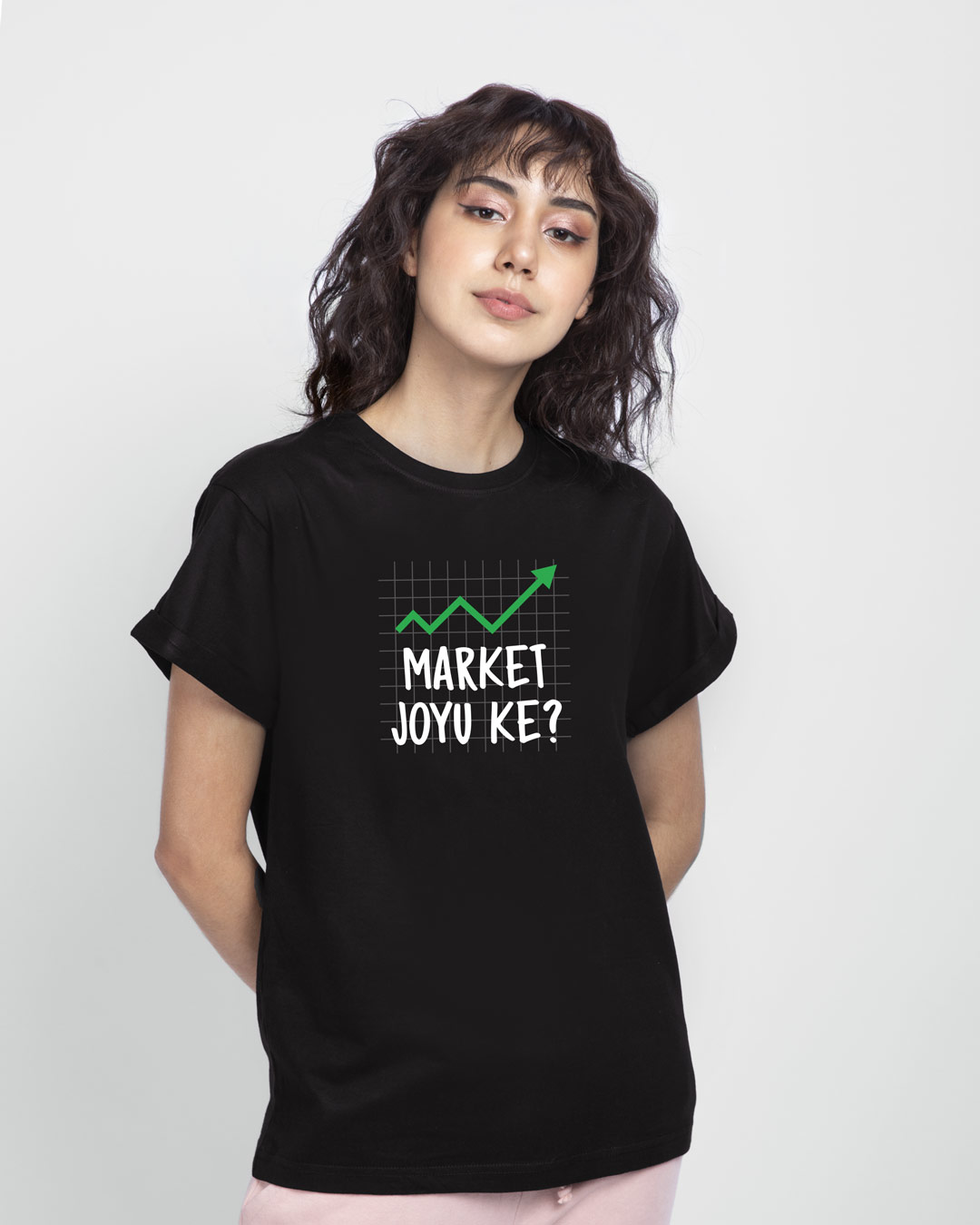 Shop Market Joyu Ke Boyfriend T-Shirt-Back