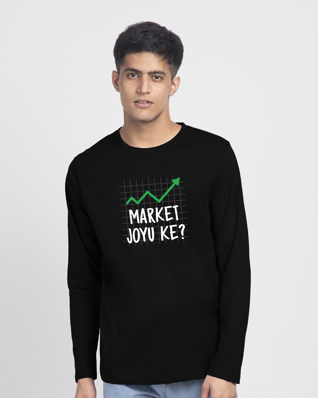 Shop Market Joyu Ke Full Sleeve T-Shirt-Back
