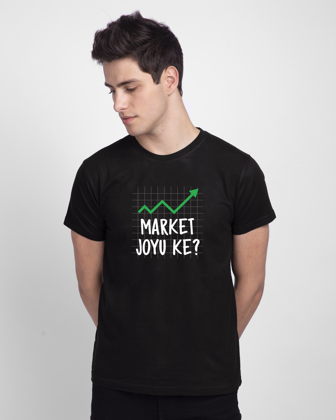 Shop Market Joyu Ke Half Sleeve T-Shirt-Back