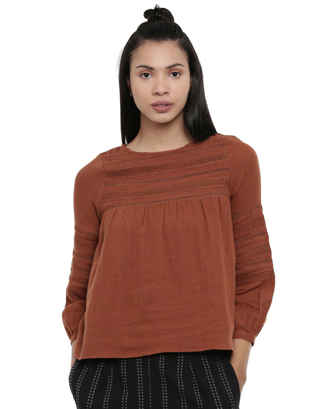 Buy Marsala Ladder Top For Women&amp;#39;s Online at Bewakoof