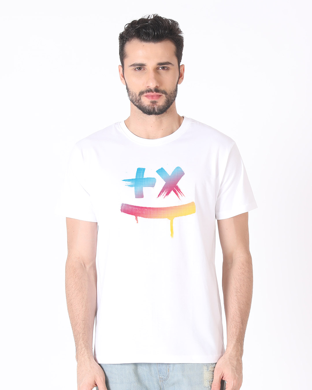 Shop Martin Garrix Colorful Half Sleeve T-Shirt-Back