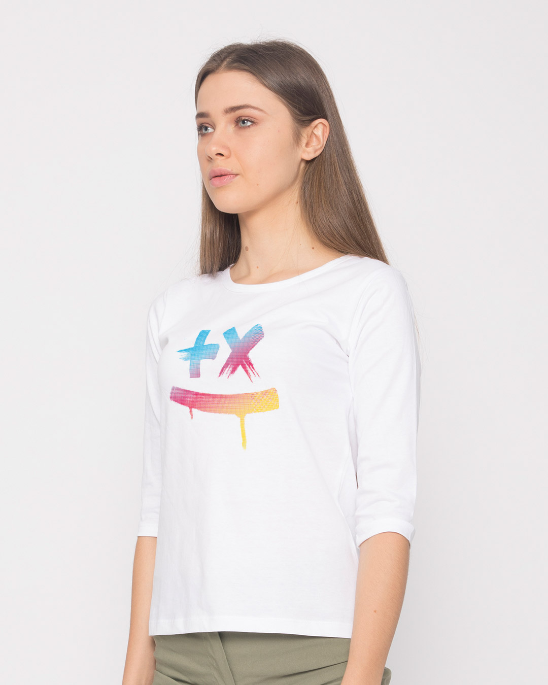 Shop Martin Garrix Colorful Round Neck 3/4th Sleeve T-Shirt-Back