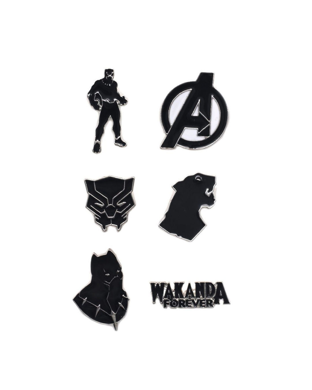 Shop Avengers Black Panther Lapel Pin Set-Back