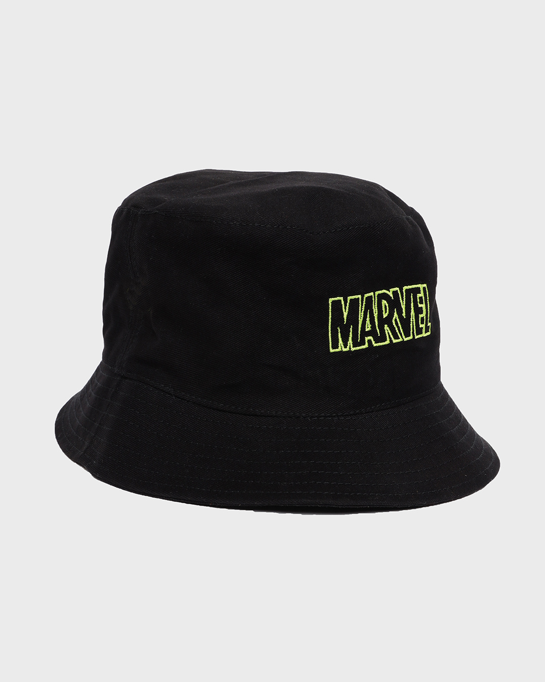 Shop Marvel Black Bucket Hat-Back