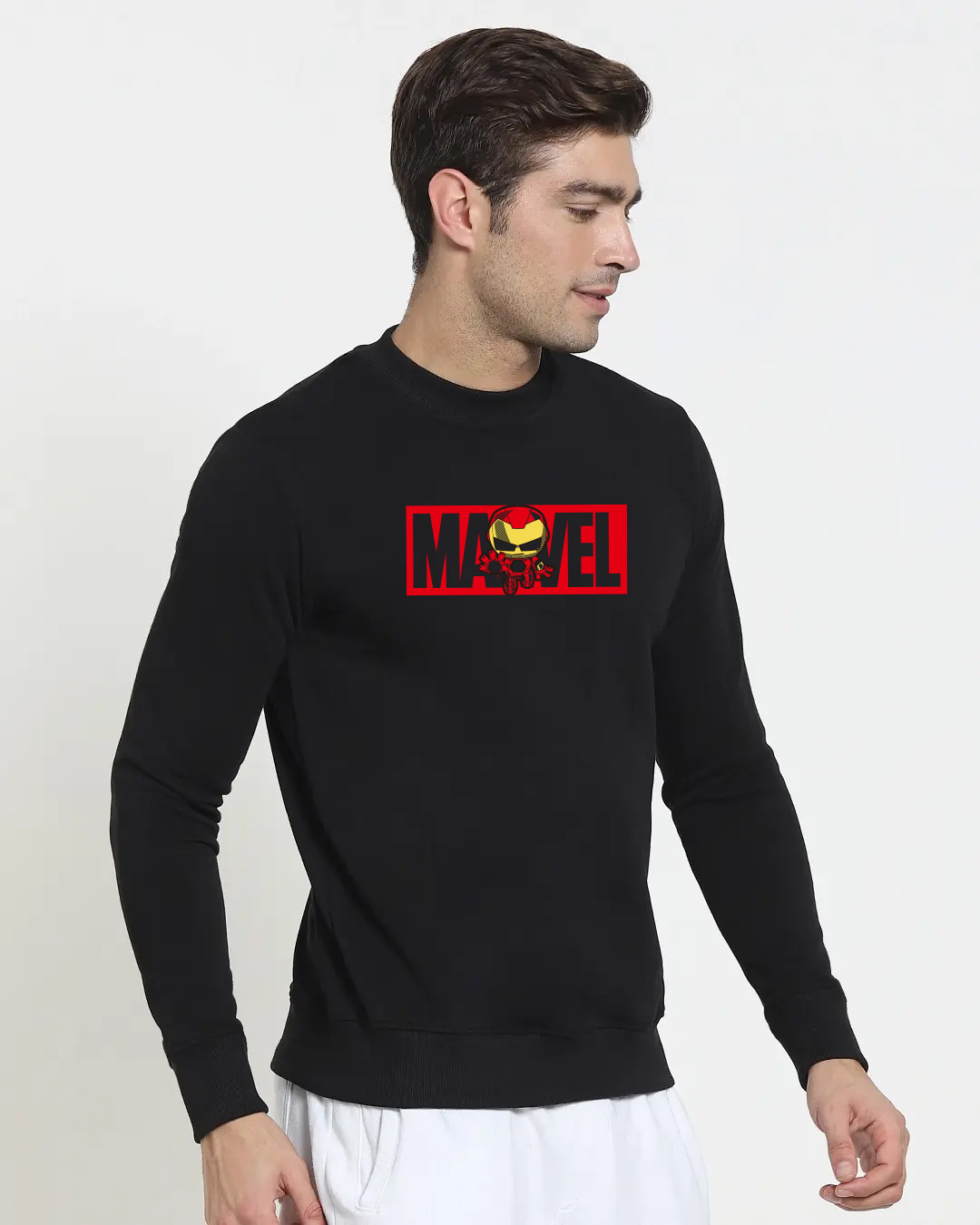 Buy Marvelous Ironman Crew Neck Sweatshirt Online at Bewakoof