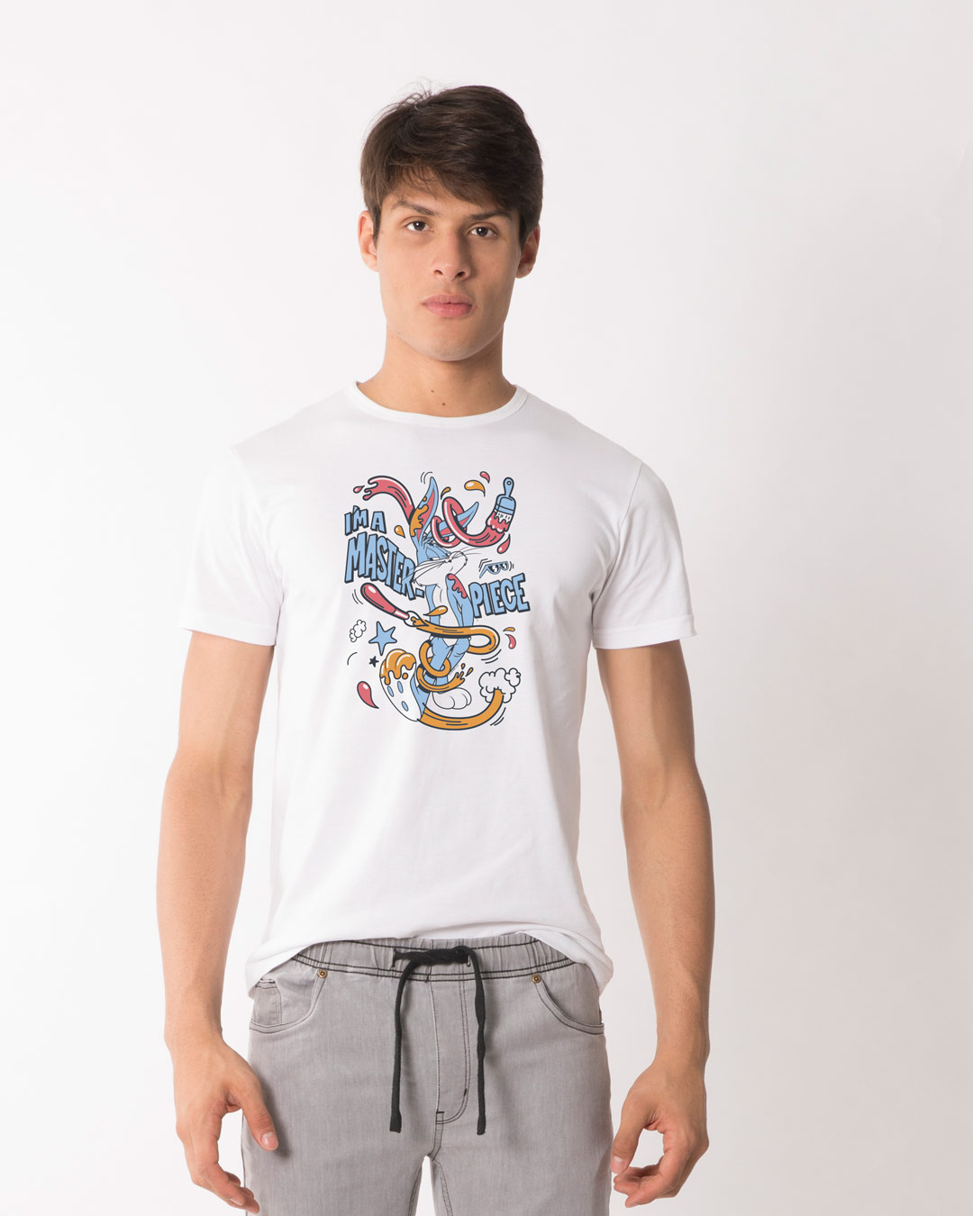 Shop Master Piece Bunny Half Sleeve T-Shirt ( LTL )-Back