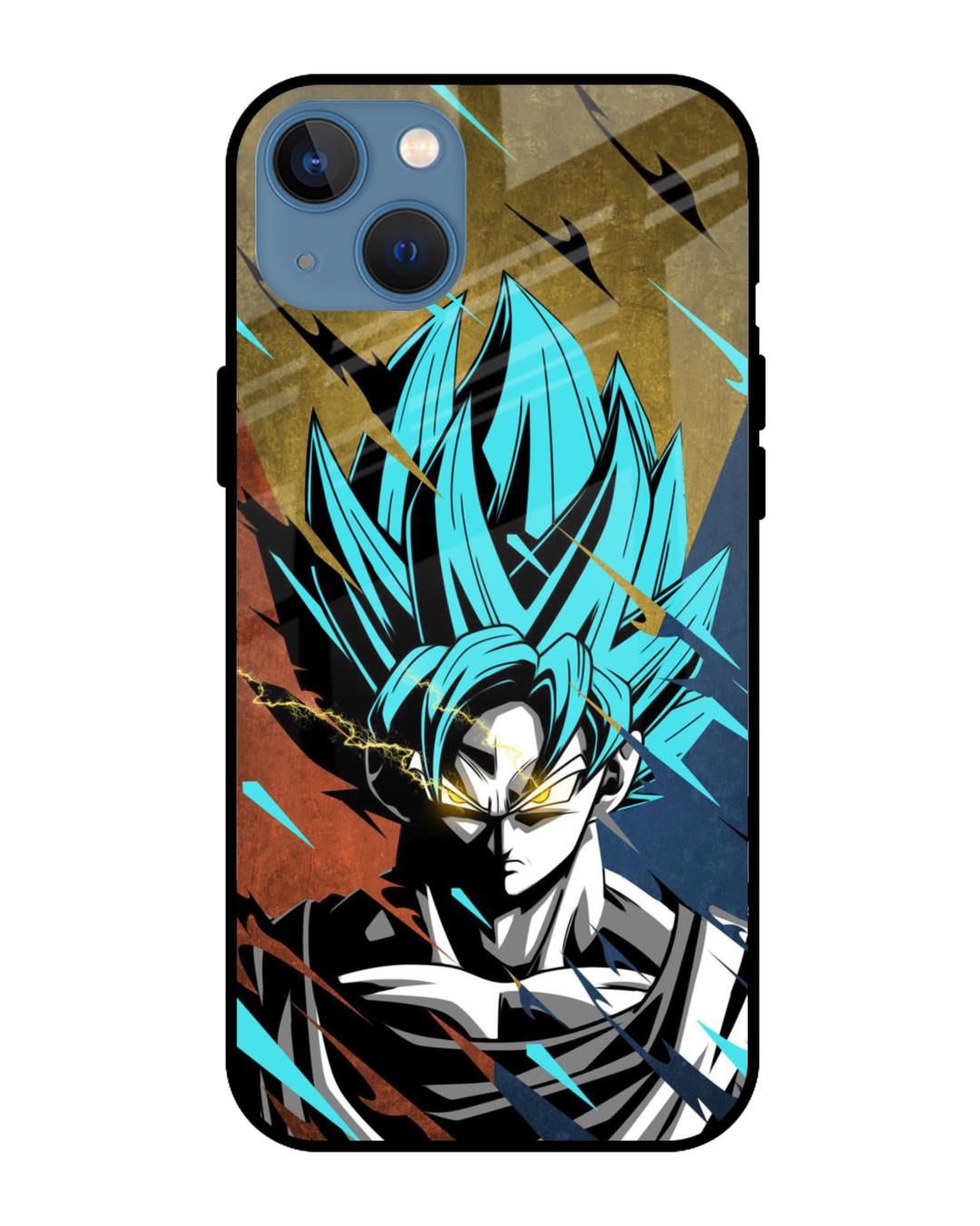 Shop Master Roshi Goku Premium Glass Case for Apple iPhone 13 (Shock Proof,Scratch Resistant)-Front