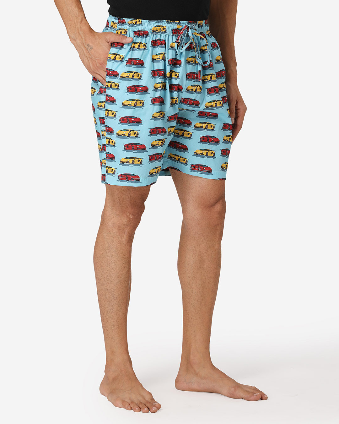 Shop Men's All Over Printed Boxers-Back