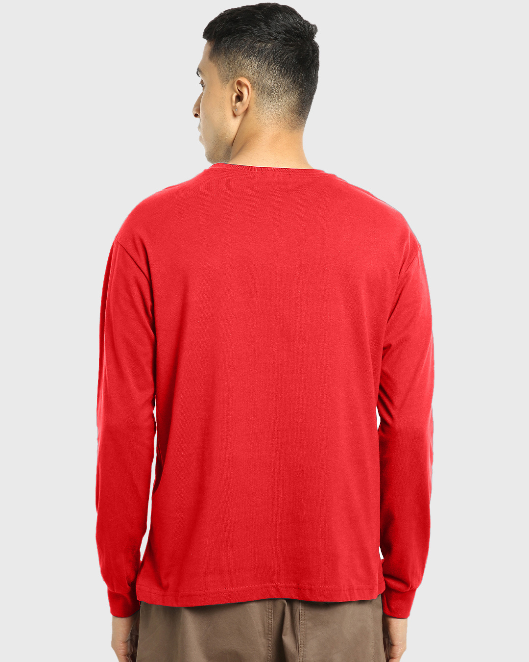 Shop Men's Red Dab Masmello Graphic Printed Oversized T-shirt-Back