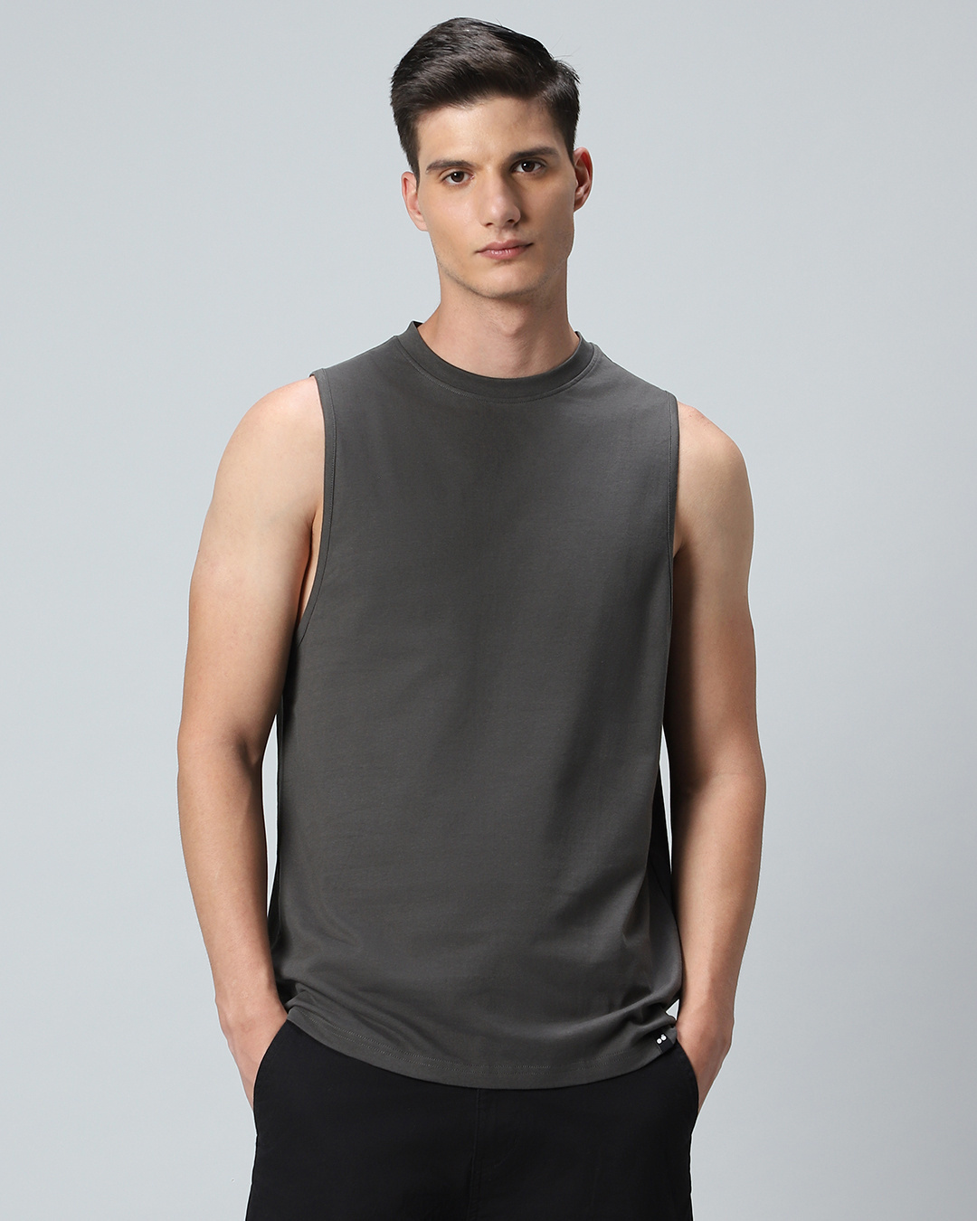 Buy Men's Grey Oversized Vest Online at Bewakoof