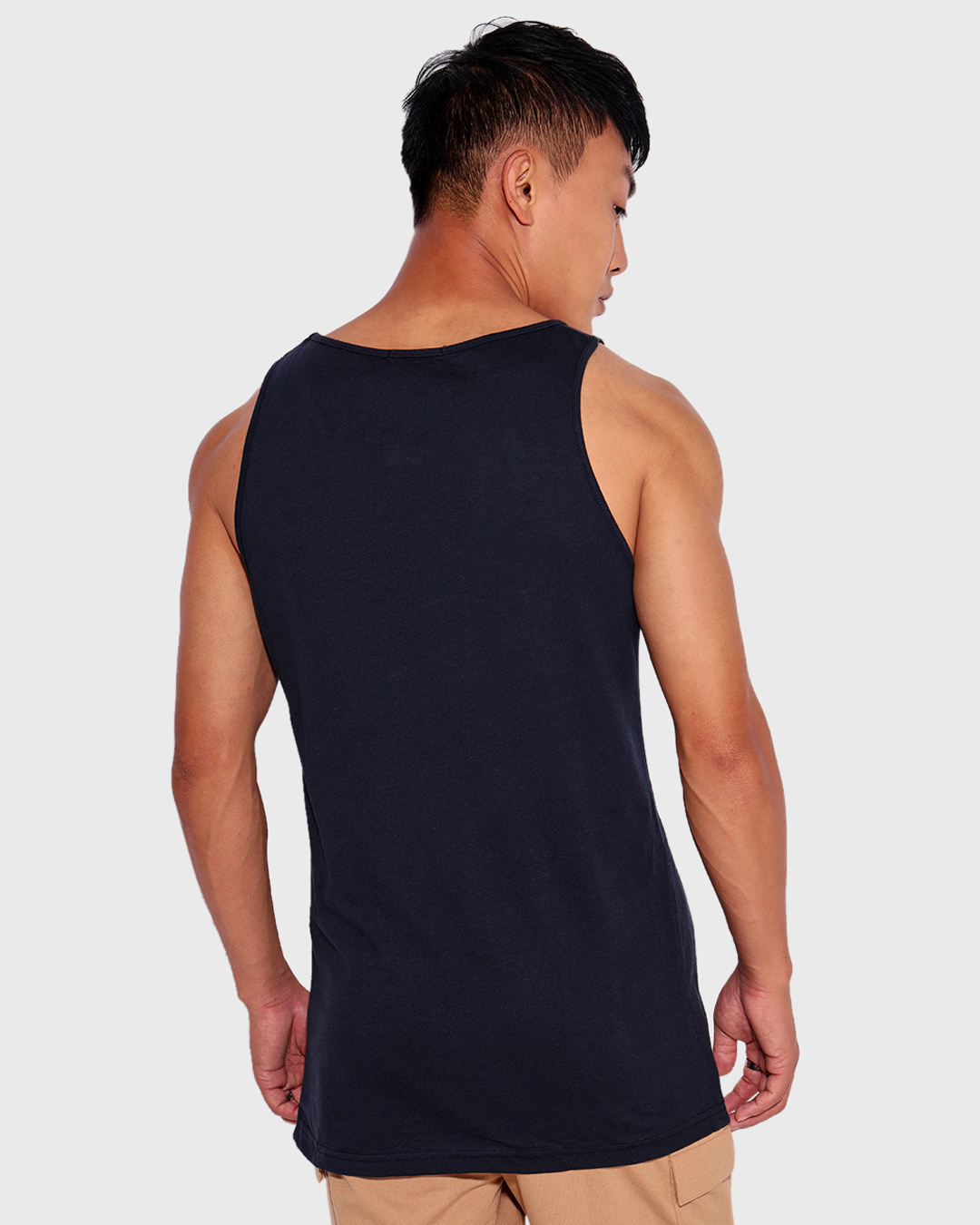 Shop Men's Blue Iron Man Of War Graphic Printed Vest-Back