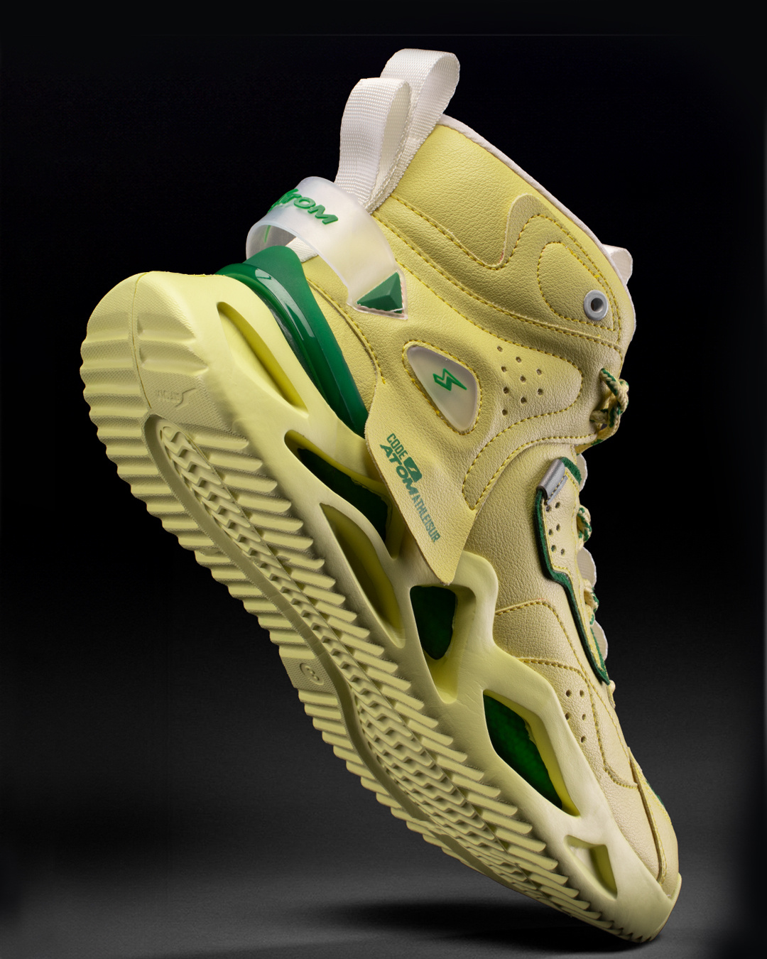 sneakers with lime green