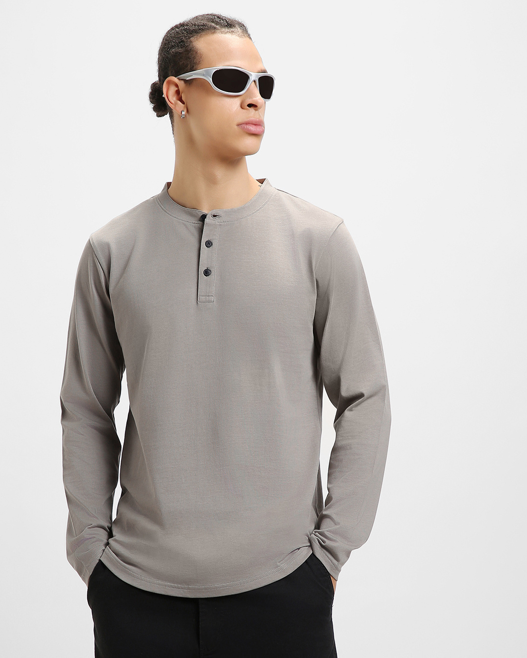 Buy Men's Grey Oversized T-shirt Online at Bewakoof