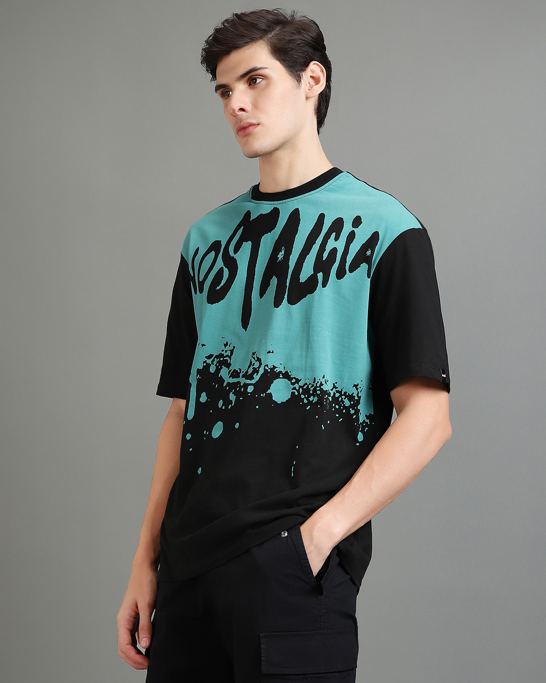 graphic printed oversized t shirt for men