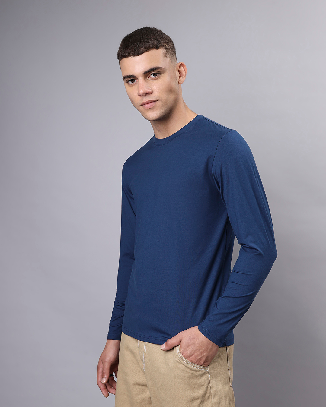 Buy Men's Blue T-shirt Online at Bewakoof