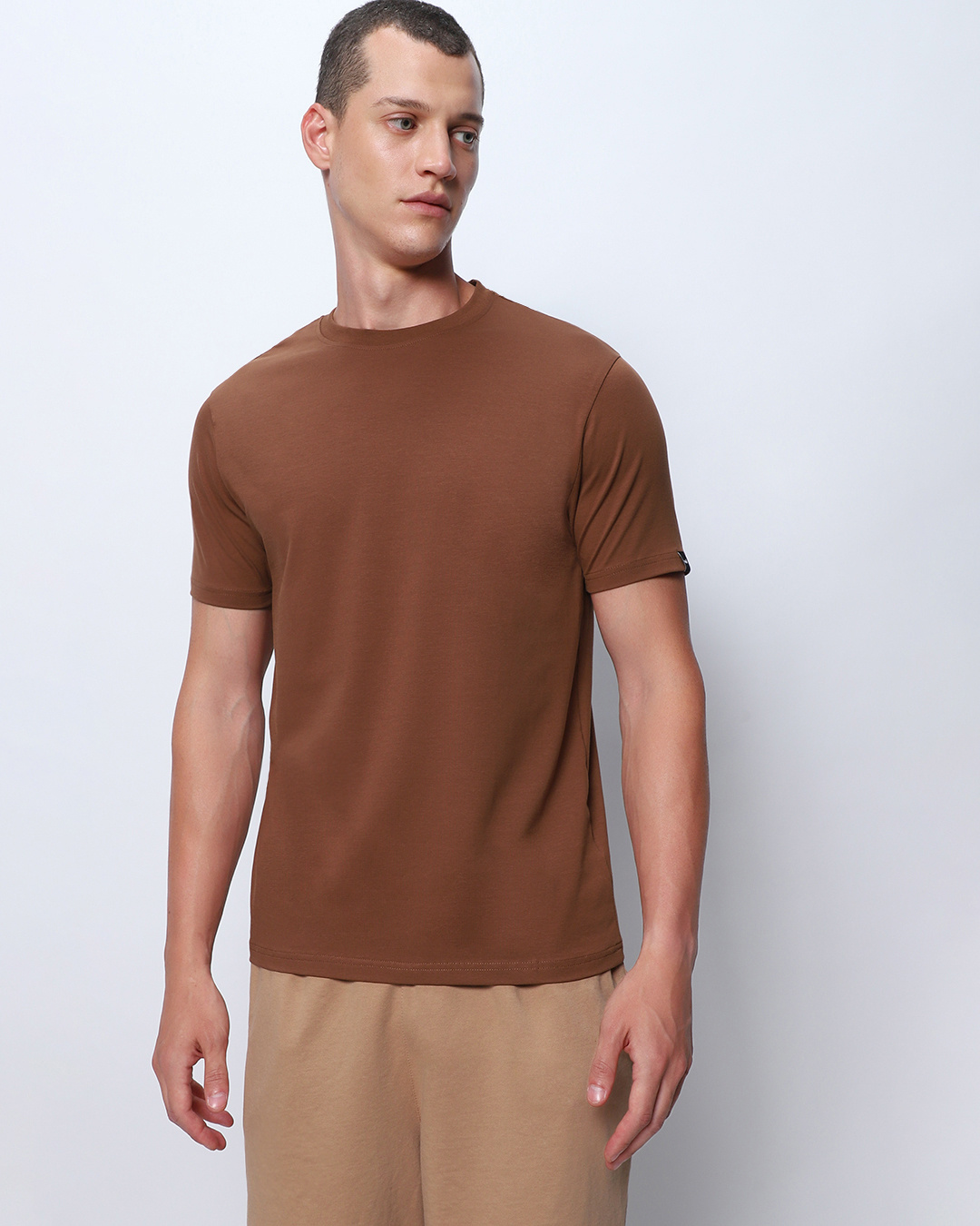 Buy Men's Brown Tshirt Online at Bewakoof