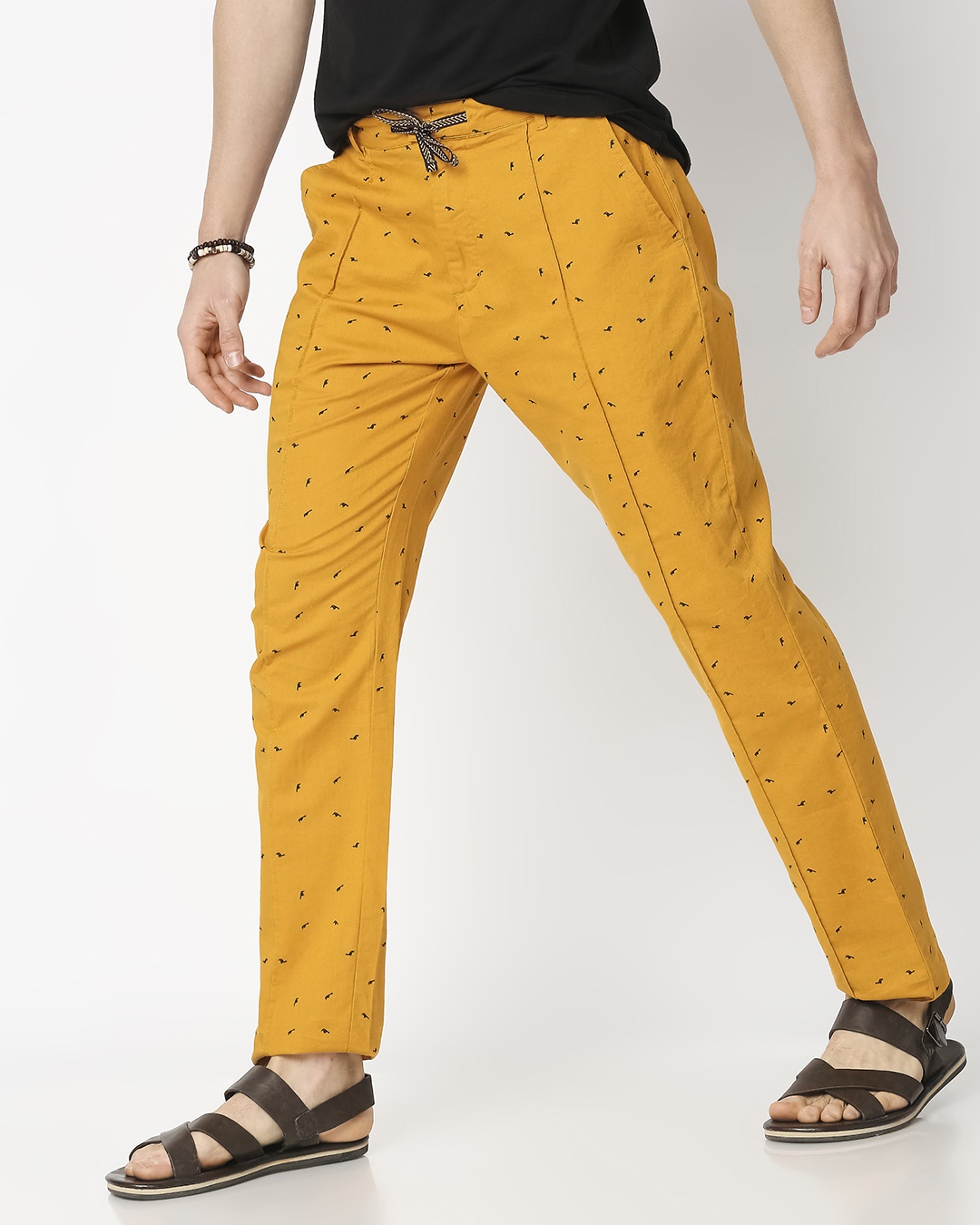 Shop Men's All Over Printed Indo Fusion Pants-Back
