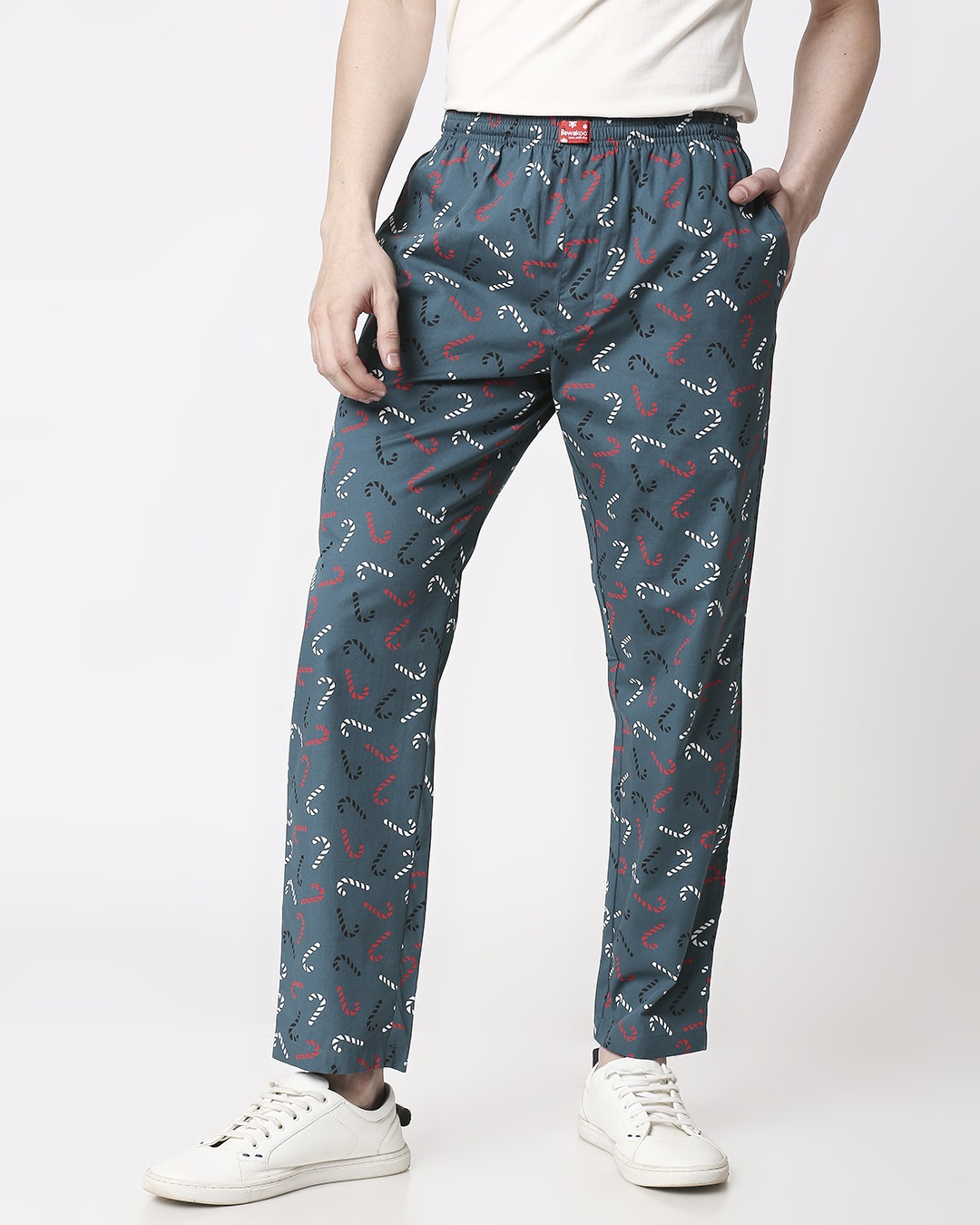 Shop Men's All Over Printed Pyjamas-Back