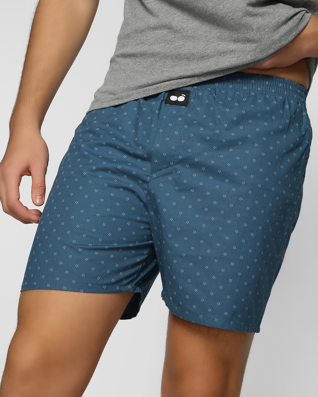 Buy Men's Blue All Over Printed Boxers Online in India at Bewakoof
