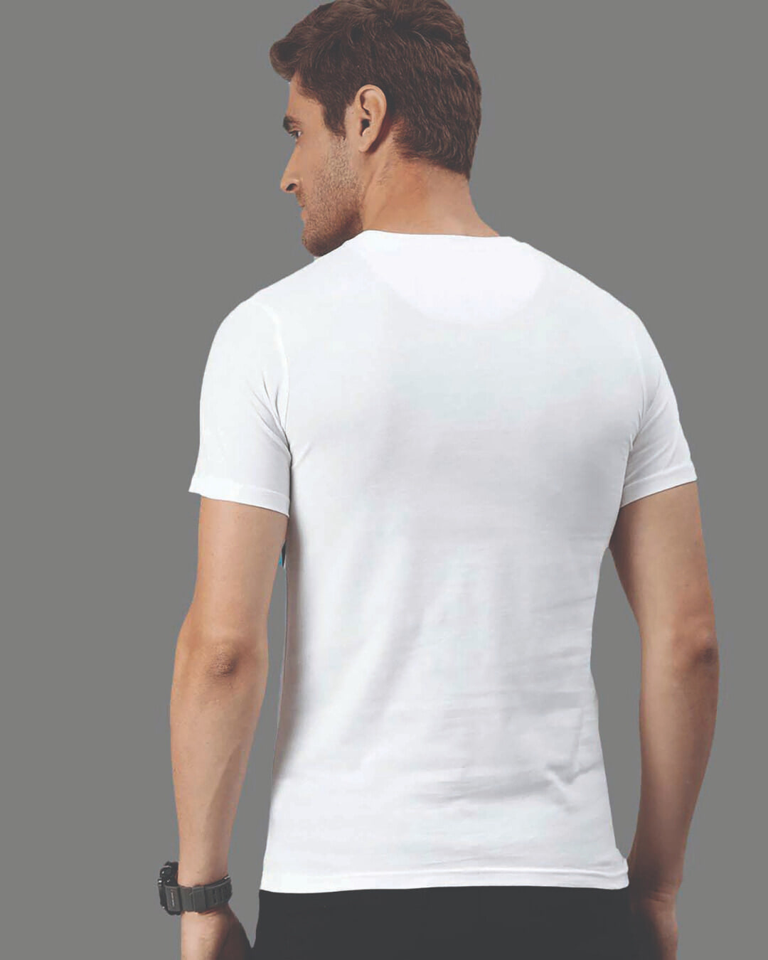 Shop Men's Bangalore Travel Doodle Premium Cotton T-shirt-Back