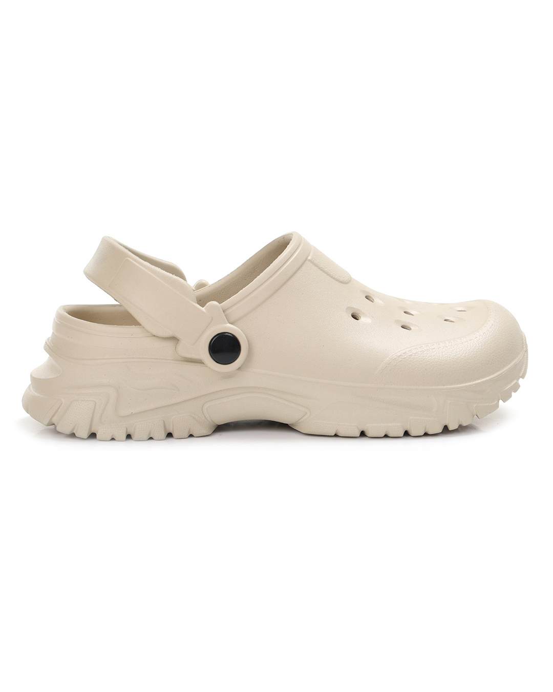 Shop Men's Beige EVA Comfy Clogs-Back