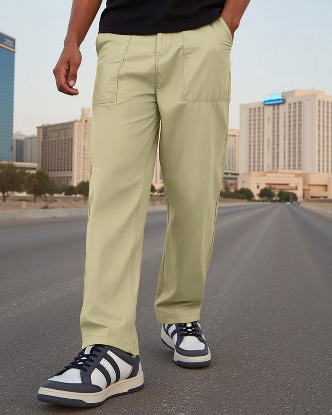 Buy Men's Beige Pants Online at Bewakoof