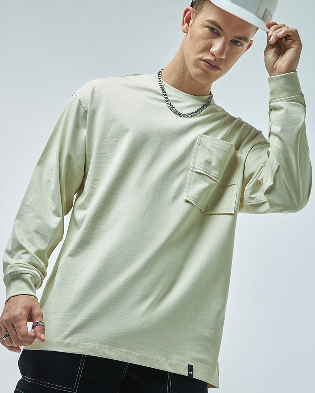 Buy Mens Beige Super Loose Fit T Shirt Online At Bewakoof 4714